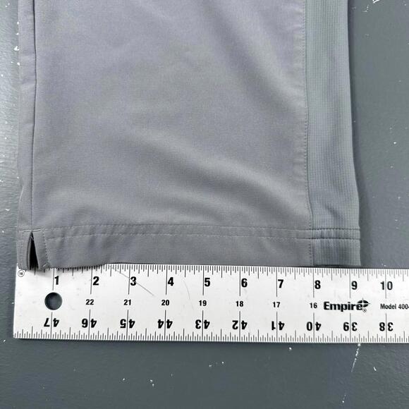 Adidas Golf Pants Mens 40x32 Gray Performance Relaxed Straight Stretch Dress EUC - Picture 5 of 7